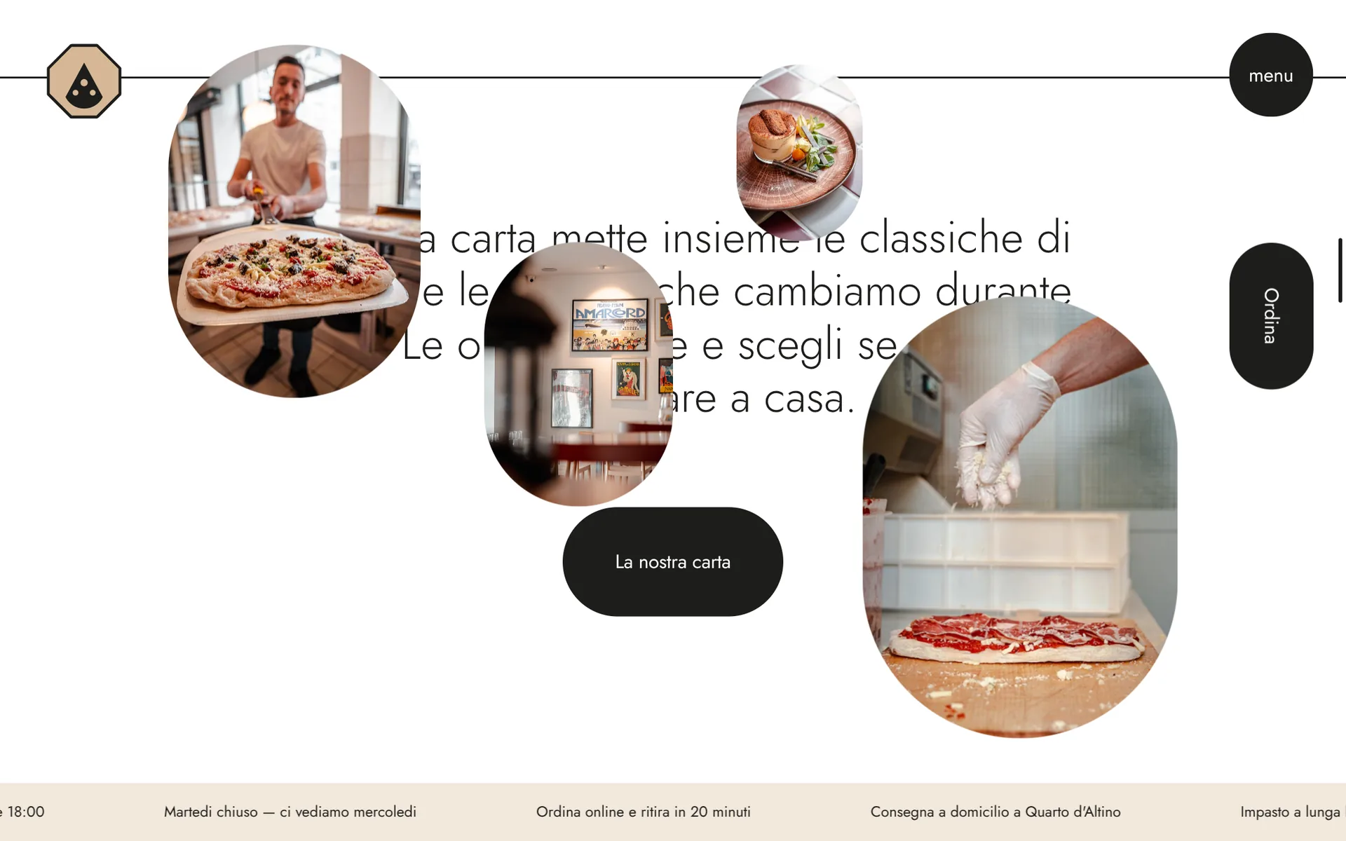 Schermata reale di Stop Pizza