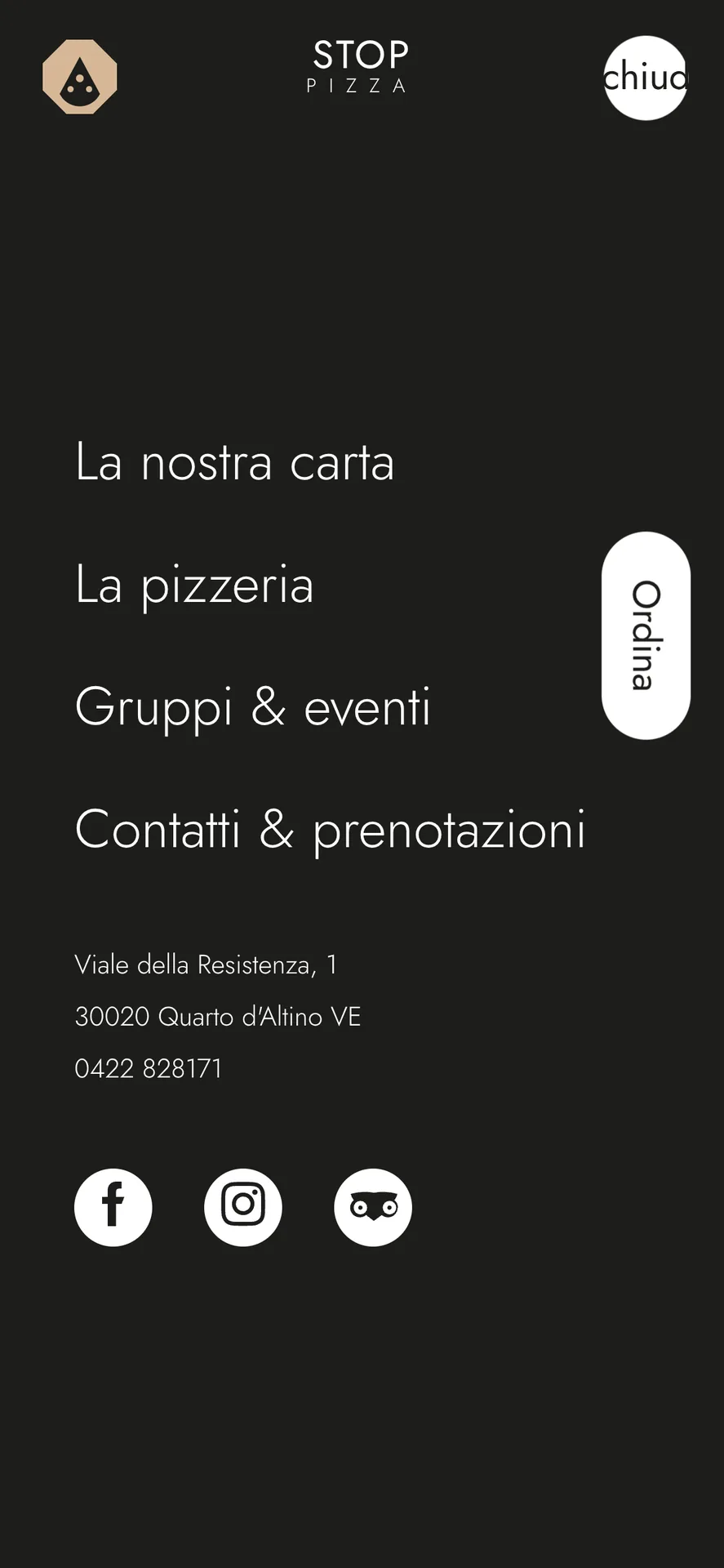 Stop Pizza su telefono