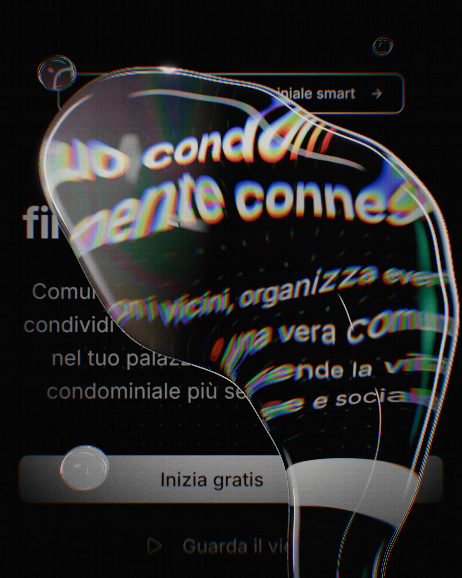 Homly sotto vetro liquido