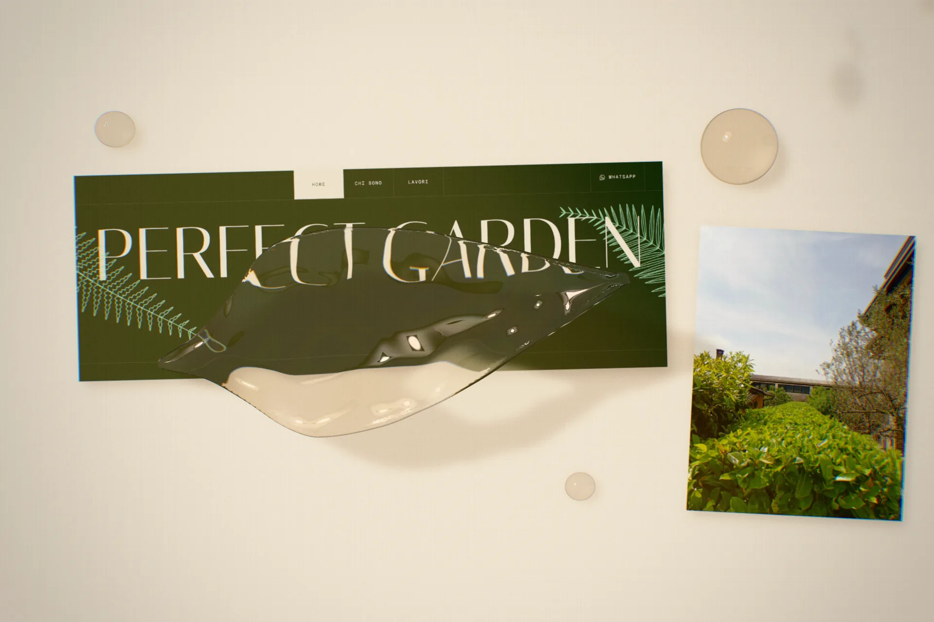 Perfect Garden sotto vetro liquido